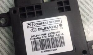 Subaru Passenger Seat Sensor ODS Reset Service Occupant Sensor
