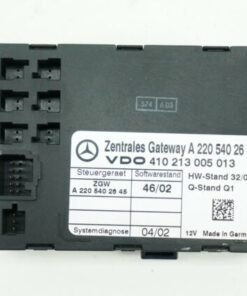 Alternative view of Mercedes Gateway Clone I ZGW module clone service.