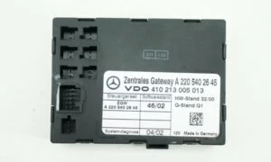 Alternative view of Mercedes Gateway Clone I ZGW module clone service.