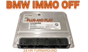 BMW IMMO OFF FOR DME MS41/42/43/45, ME 7.2/9.2, MSS50/52/54/54