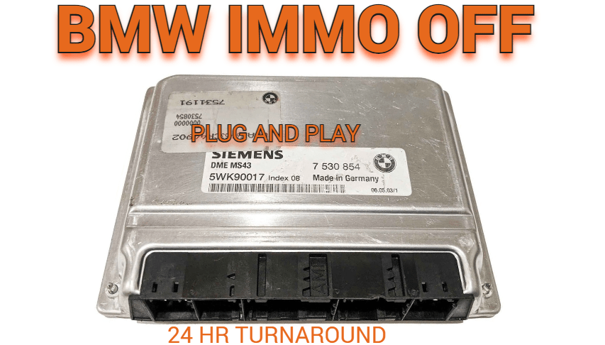 BMW DME IMMO OFF | KARMANAUTO