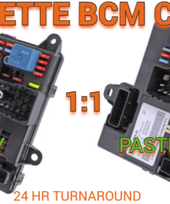 CORVETTE BCM CLONE Service Body Control Module Fuse Box Programming 2005 - 2013