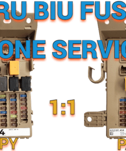 SUBARU BIU FUSE BOX CLONE SERVICE