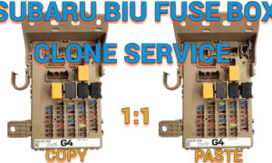 SUBARU BIU FUSE BOX CLONE SERVICE