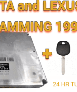 Toyota and Lexus Key Programming to ECU when ALL KEYS LOST 1998-2007