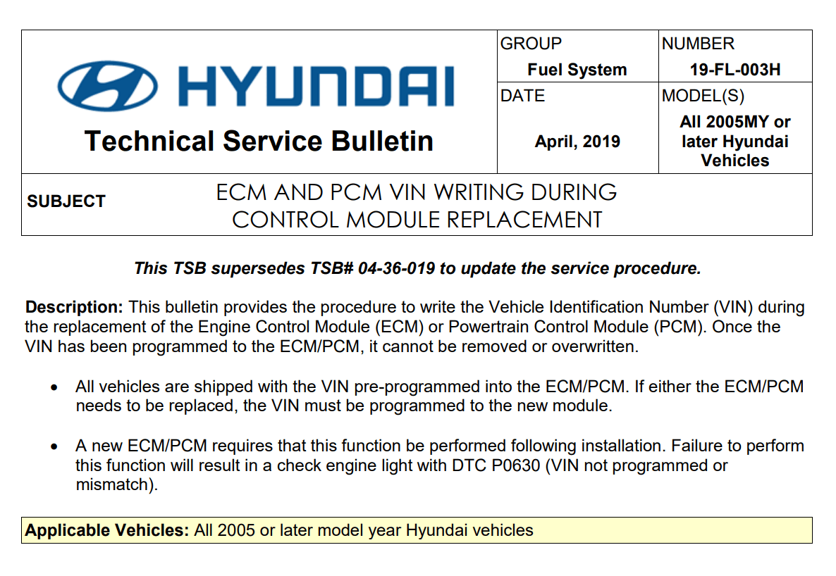 kia hyndai ecu vin write | KARMANAUTO
