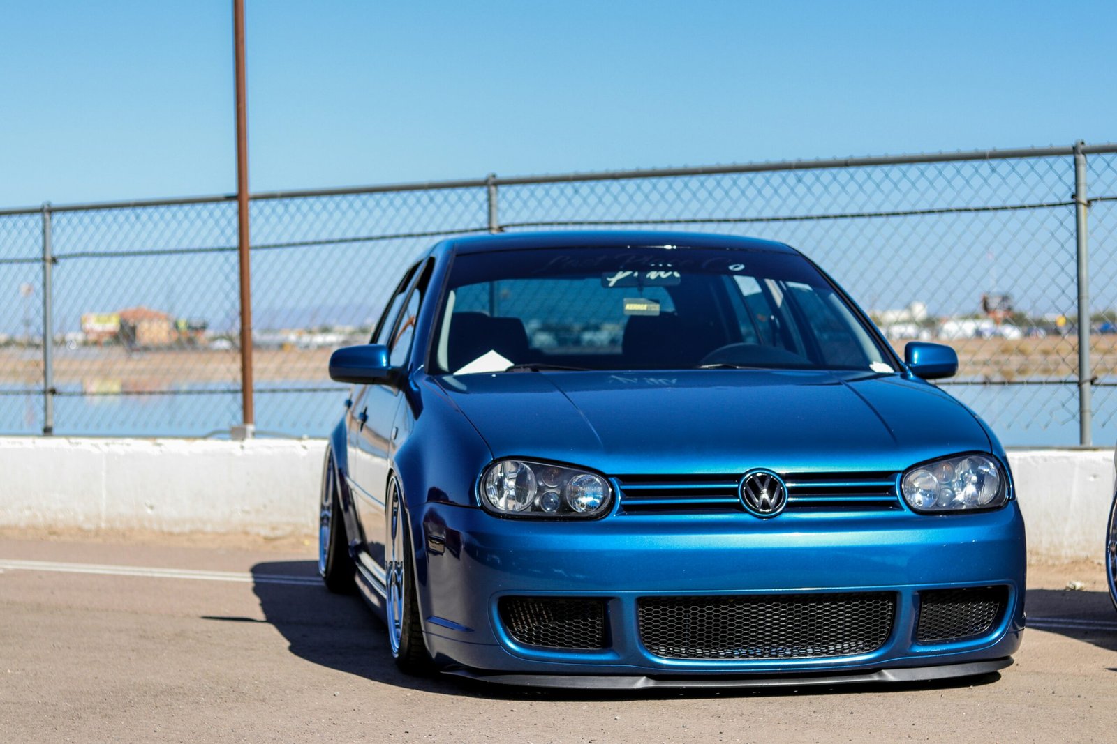 blue volkswagen vehicle | KARMANAUTO blue Volkswagen vehicle
